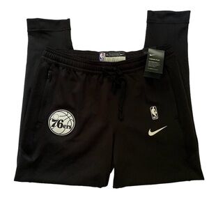 Nike NWT Men’s XXL NBA Authentics Standard Fit Philadelphia 76ers Black Joggers